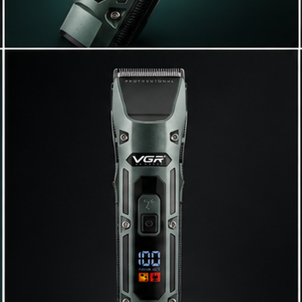 Профессиональная машинка для стрижки VGR V-696 аккумуляторная, 4 насадки VGR-V696 фото